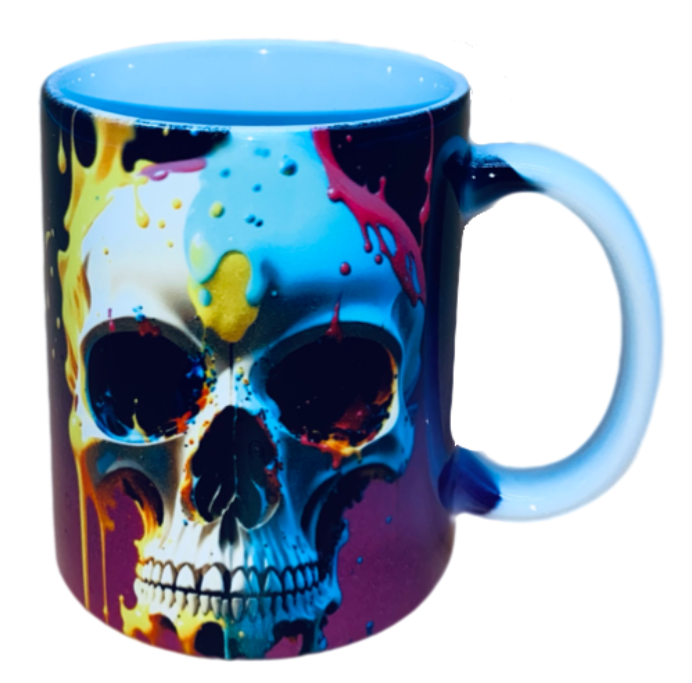 Motivtasse Skull